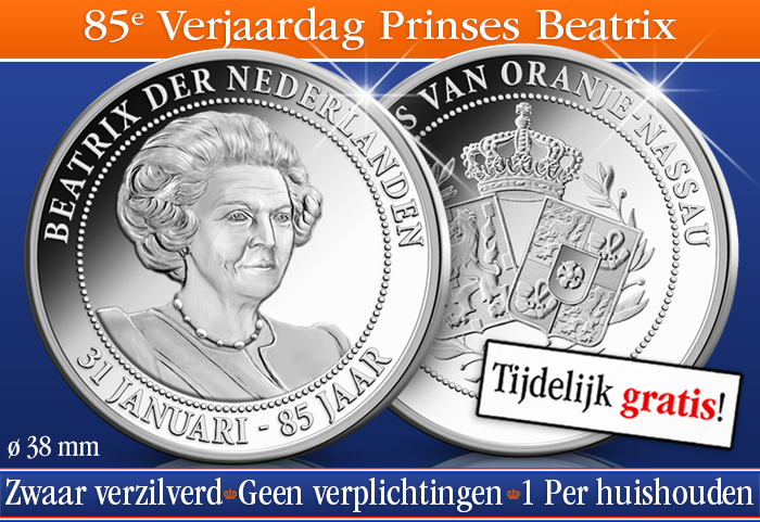 Gratis Prinses Beatrix Verjaardagsuitgifte